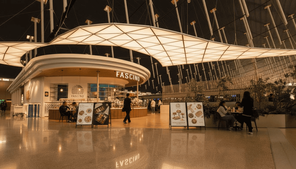 Một nhà hàng ẩm thực trong nhà ga T1